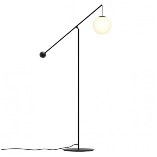 Luceplan Malamata Lampadaire en acier 1xE14 H 150 cm