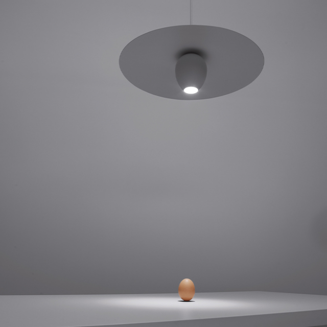 Davide Groppi Lampe Suspension OVONELPIATTO 1 lumiére 20W Ø 40 cm