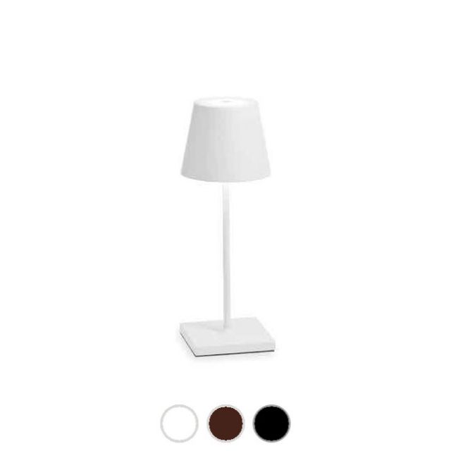 Poldina Pro Mini Lampe de table rechargeable LED H 30 cm dimmable By Zafferano