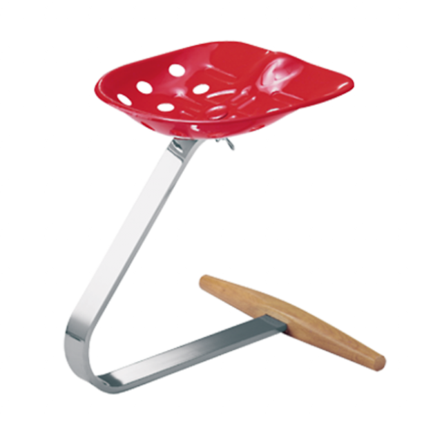 Zanotta Mazzadro tabouret H 51 cm rouge