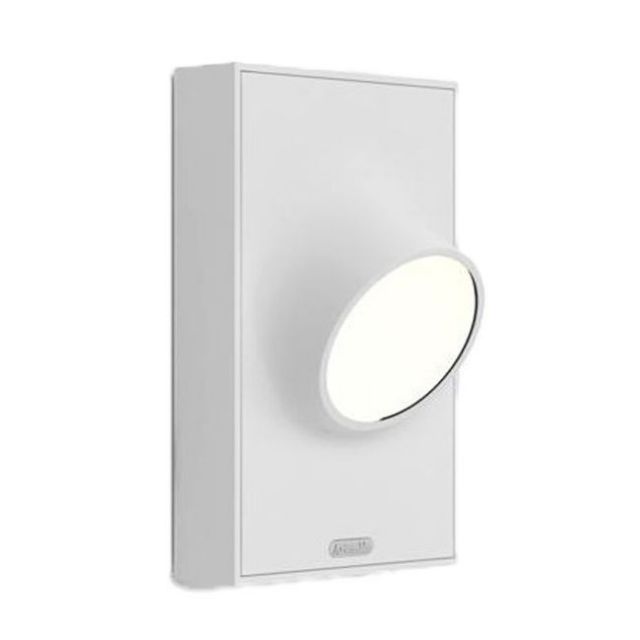 Artemide Outdoor Ciclope Applique LED 6,5W H 27 cm IP65 Gris/Blanc pour extérieur et jardin