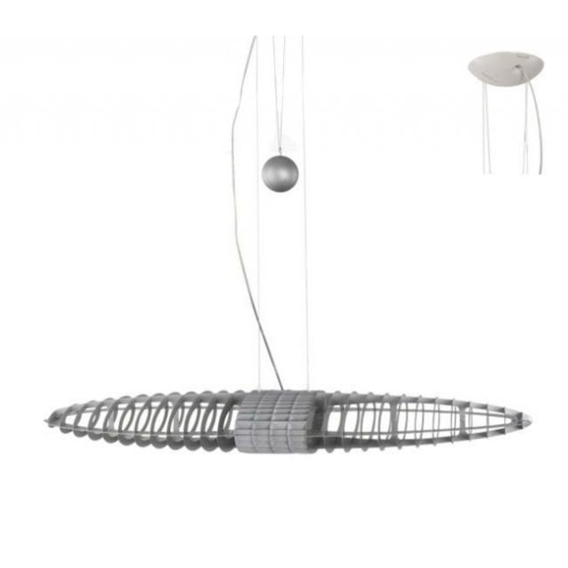 Luceplan Lampe Suspension Titania 1 Lumiére E27 L 70 cm