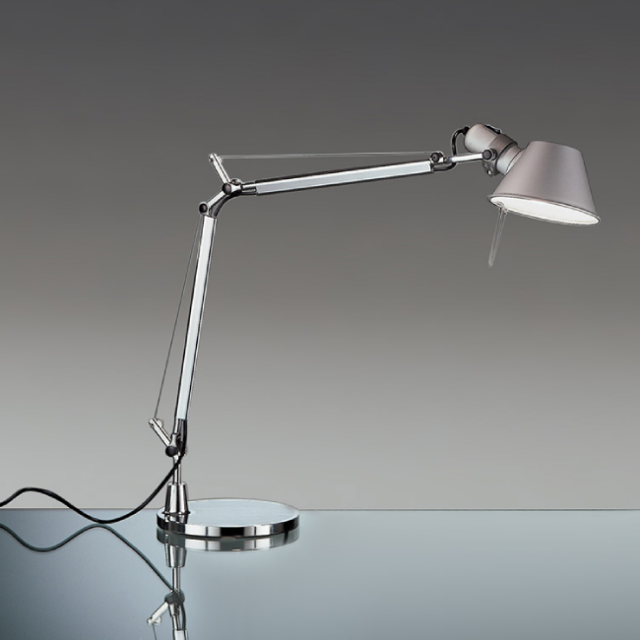 Artemide Tolomeo Mini Lampe à poser en aluminium 1xE27 H 54 cm