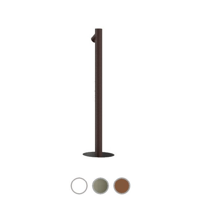 Vibia OUTDOOR Lampadaire encastré Bamboo LED 2,1W H 60 cm IP65 pour extérieur et jardin