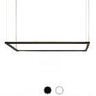 Nemo Spigolo Horizontal Lampe à suspension LED 48W L 114 cm