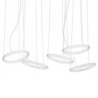 Vibia Lampe à suspension Halo Circular LED 130W L 197 cm