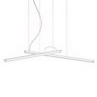 Vibia Lampe à suspension Halo Lineal LED 32W L 152 cm