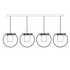 Oluce Verrière avec lampes à Suspension linéaires The Globe-827 L 1220 cm