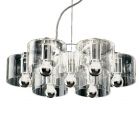 Oluce Suspension Fiore 423 Ø 46 cm 7 Ampoules Verre soufflé