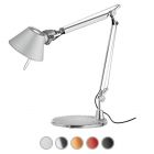 Artemide Lampe de Table Tolomeo Micro 1 Lumiére 60W H 73 cm Différents Couleurs