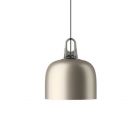 Lodes Bell Lampe à suspension en métal Champagne 1 x E27 Ø28 cm