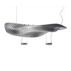 Artemide Cosmic Angel Lampe de plafond 2 Luci HALO + 2Luci FLUO L 178 cm