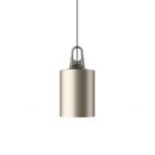 Lodes Cylinder Lampe à suspension en métal Champagne 1 x E27 Ø17.5 cm