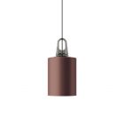 Lodes Cylinder Lampe à suspension en métal Bronzo 1 x E27 Ø17.5 cm