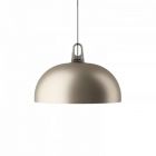 Lodes Jim Dome Lampe à suspension en métal 1 x E27 Champagne Ø50cm