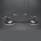 Lumen Center FLAT RING 6 Lampe Suspension LED 39W  Ø 63 cm Dimmable