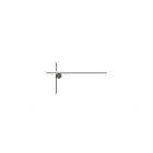 Flos Coordinates Applique en aluminium L 80 cm LED 2x24W