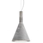 Aldo Bernardi Suspension gris foncé Funnel E27 L 25 cm