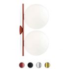 Flos Applique/plafond IC Lights C/W2 Double 2 lumières E27 L 62 cm