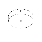 Karman Rosace Ø 9,5 cm H 3 cm