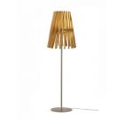 Fabbian Lampe en bois Stick H 160 cm - Diffuseur conique 