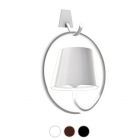 Poldina Applique à piles rechargeable LED 2.2W IP54 H 14 cm aussi pour l'extérieur - dimmable