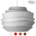 Foscarini Lampe à suspension Le Soleil 4 lumières (3 Halo + 1 LED) Ø 62 cm