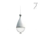 Karman Lampe à suspension en céramique et métal Le Trulle E27 Ø 38 cm