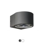 Ai Lati Lights Applique murale simple émission en aluminium Lens LED 6W L 10,5 cm