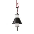 Martinelli Luce Pistillo Suspension H 35 / 71 cm 1 x 12W E27 LED IP65 Outdoor pour extérieur et jardin