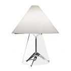 Fontana Arte Lampe de table Metafora H 58 cm 1 lumière E27 Dimmable