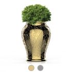 Qeeboo Vase Ming Planter Metal Finish H 61 cm