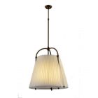 Aldo Bernardi Lampe à suspension avec diffuseur en tissu Hiva Oa E27 L 50 cm