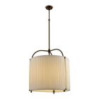 Aldo Bernardi Lampe à suspension avec diffuseur en tissu Nuku Hiva E27 L 53 cm