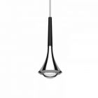 Lodes Rain Lampe à suspension en métal Cromo LED 9W Ø8.5 cm