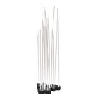 Artemide Reeds Triplo Lampada da terra in metacrilato LED 28W H 150 cm Outdoor 