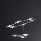 Lumen Center FLAT SATURN 1 Lampe Suspension LED 56,7W Ø 63 cm