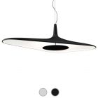 Luceplan Lampe à suspension Soleil Noir LED 35W L 120 cm Dimmable