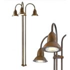 Aldo Bernardi Lampe pour extérieur et jardin Jasmine 3 lumiéres E27 L 76 cm