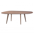 Zanotta Tweed Table en noyer Canaletto L 213 cm