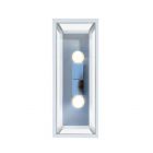 Viabizzuno Applique/Plafonnier MM LED 9,7W IP44 L 16x44,5 cm