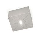 Viabizzuno Plafonnier Cubo Doccia LED 1,5W IP65 L 15,5x15,5 cm Outdoor pour extérieur et jardin