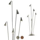 Vibia OUTDOOR Lampadaire Brisa LED 10,5W IP65 H 115,5 cm pour extérieur et jardin