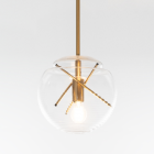 Artemide Vitruvio Suspension en verre soufflé 1 x E27 Ø 40 cm